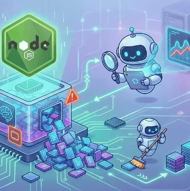 Otimizando Memória no Node.js: Heap, Stack e Garbage Collection